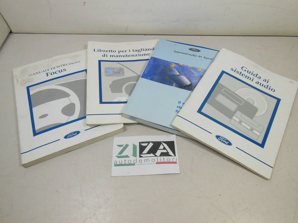 Libretto Manuale Uso Manutenzione Italiano Ford Focus I 2002
