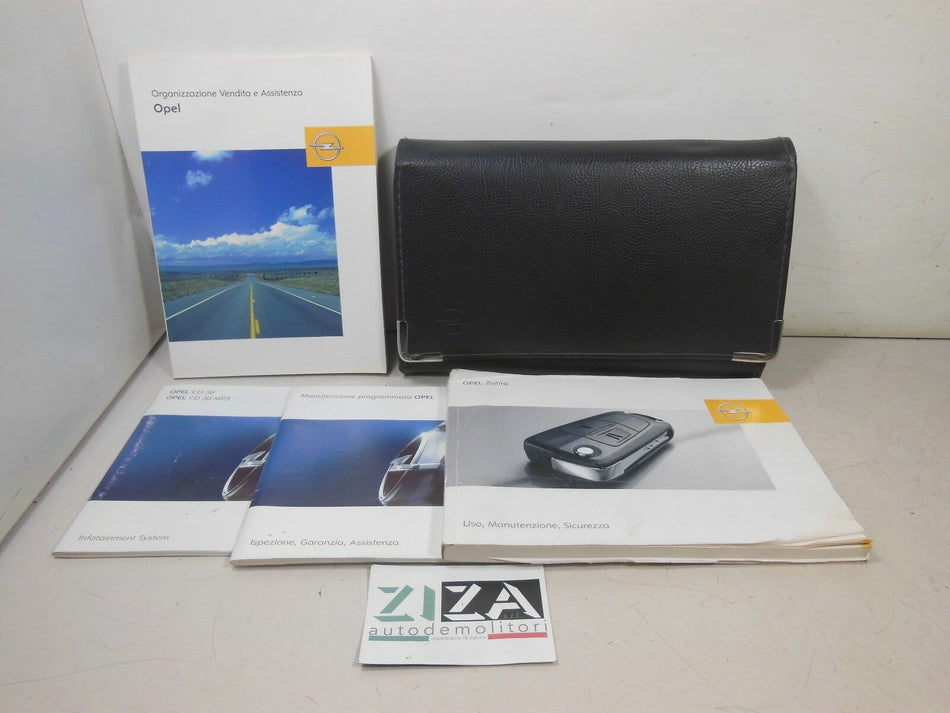 Libretto Manuale Uso Manutenzione Italiano Opel Zafira B Enjoy 2006