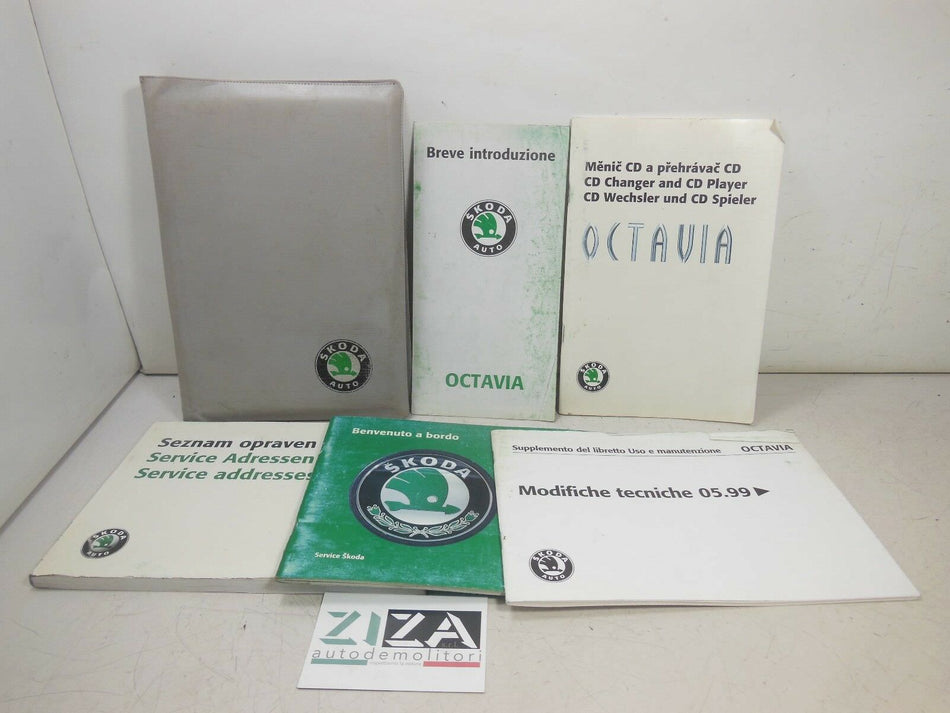 Libretto Manuale Uso Manutenzione Italiano Skoda Octavia SW 2000