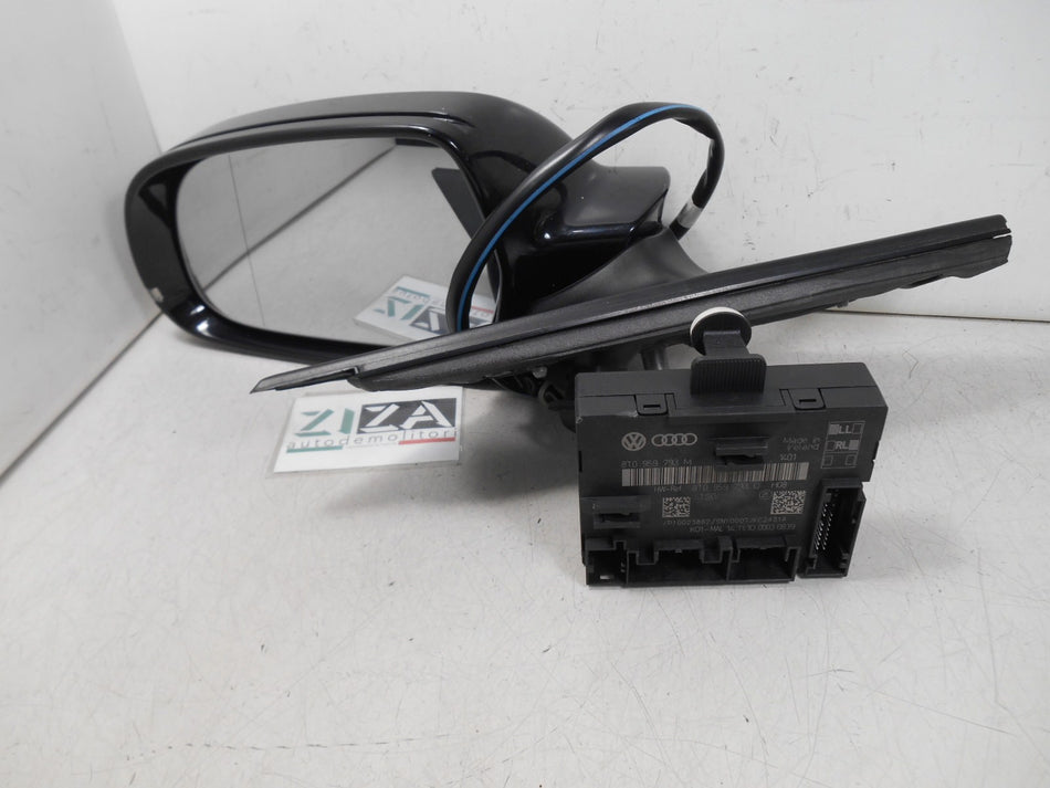 Specchietto Retrovisore Sinistro Abbattibile Audi A4 2012 8T0959793M con Centralina