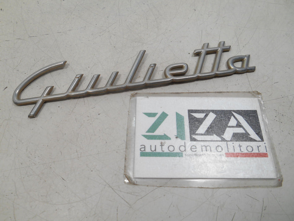 Scritta Portellone Posteriore Alfa Giulietta 2015 USATO