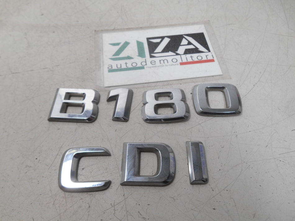 Scritta Portellone Posteriore Mercedes W245 B180 2008 USATO