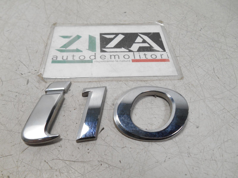 Scritta Portellone Posteriore Hyundai i10 PA 2010