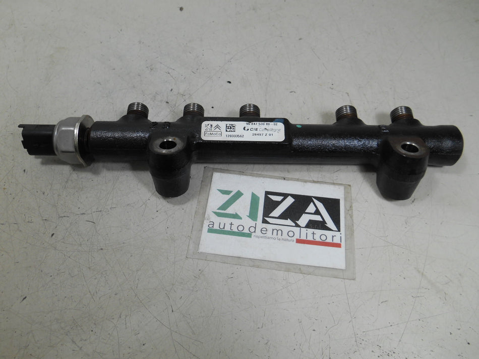 Flauto Iniezione Peugeot 3008 I 1.6 9HR 2012 9684753080-02 28389848