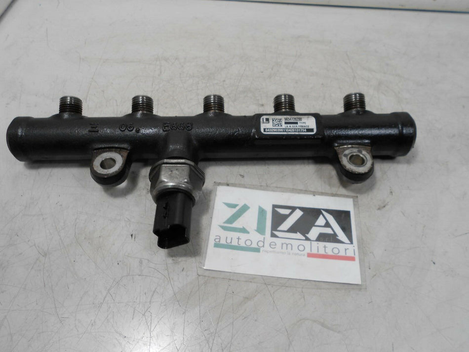 Flauto Iniezione Peugeot 407 SW 2.0 136cv RHR 2006 9654726280