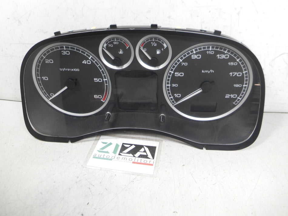 Quadro Strumenti Peugeot 307 1.6 HDI 80kw 9HZ 2005 9655476580G G00