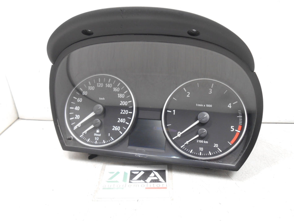Quadro Strumenti BMW E90 E91 320d 2.0 120kw 204D4 2005 1025350-48 9110205-03