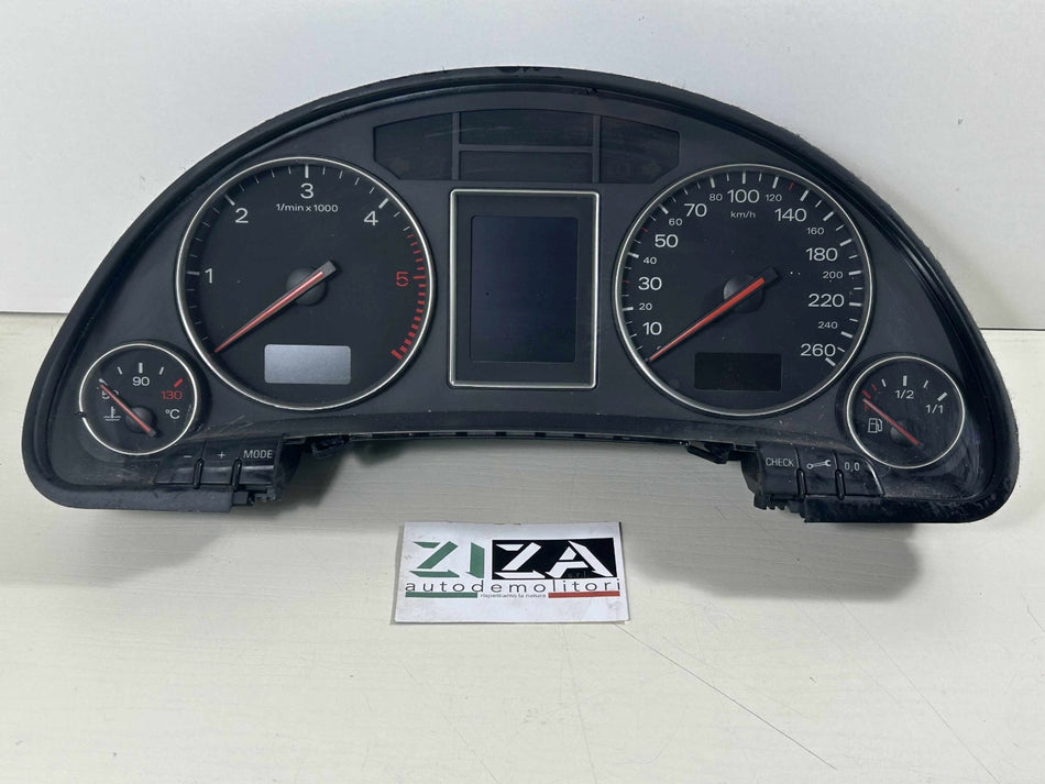 Quadro Strumenti Audi A4 B6 1.9 130cv AWX 2002 8E0920900K 0263626035