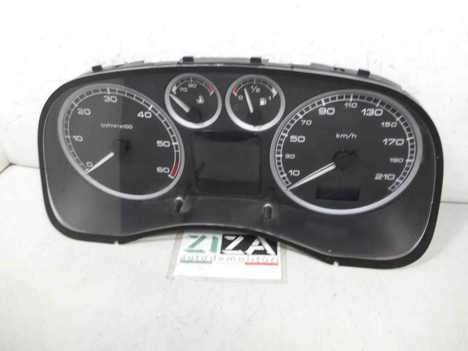 Quadro Strumenti Peugeot 307 1.6 80kw 9HZ 2004 P9651299680E