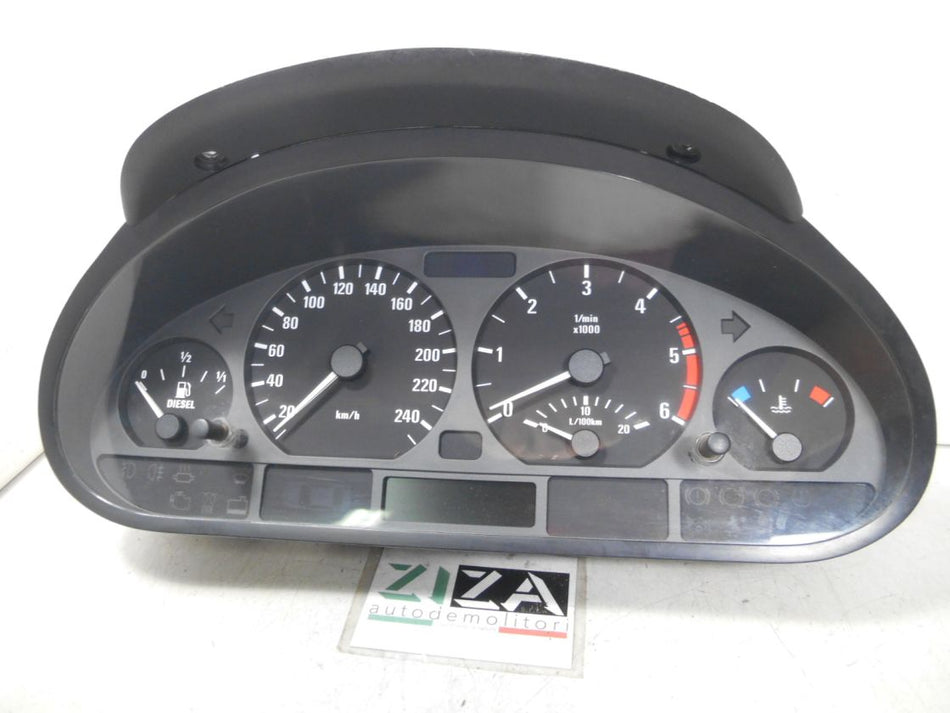 Quadro Strumenti BMW E46 320d 2.0 100kw 204D1 1999 6211-8387606 0263606198