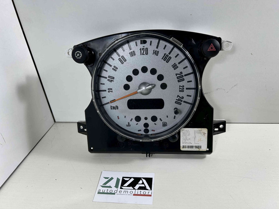 Quadro Strumenti Mini One D R50 1.4 55kw 75cv 1ND 2003 6211-6928884