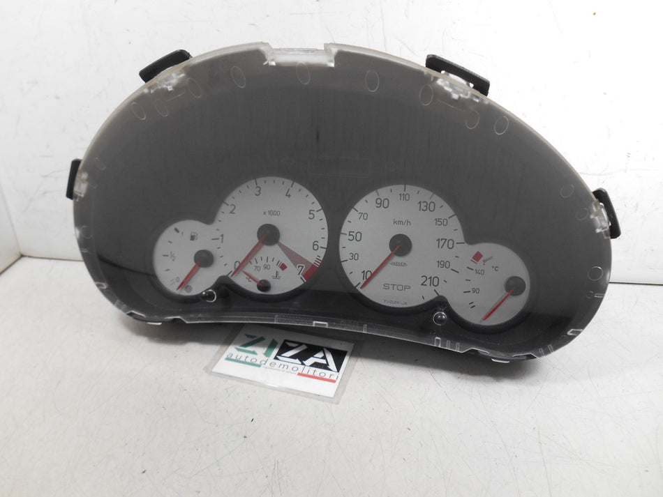 Quadro Strumenti Peugeot 206 1.4 HDI 50kw 8HX 2004 9645847380