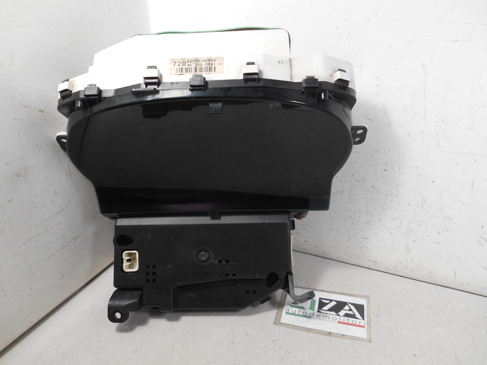 Quadro Strumenti Toyota Yaris XP10 1.0 50kw 1SZFE 2002 83800-52610 457300-0891