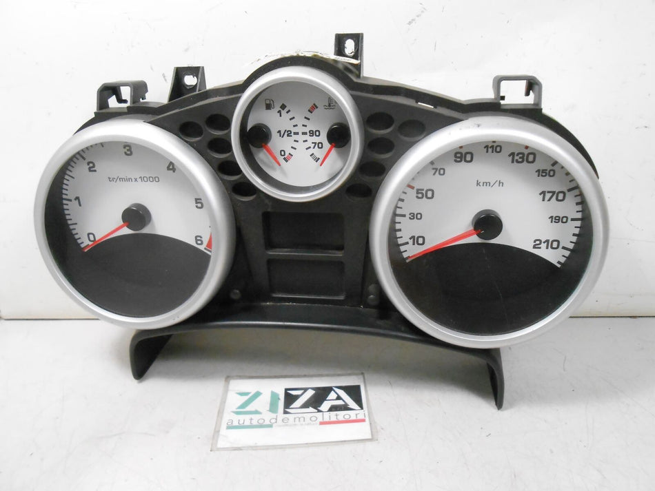 Quadro Strumenti Peugeot 207 1.4 HDI 50kw 8HZ 2009 9662904780