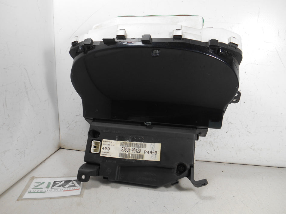 Quadro Strumenti Toyota Yaris XP10 1.4 55kw 1NDTV 2003 83800-0D420