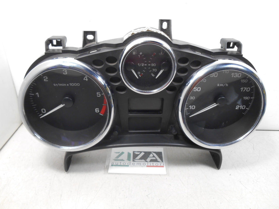 Quadro Strumenti Peugeot 207 1.4 HDI 50kw 68cv 8HZ 2006 9662904880
