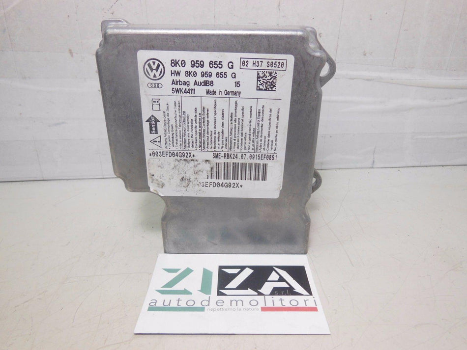 Centralina Airbag Audi A5 Coupé 2009 8K0959655G Con Crash