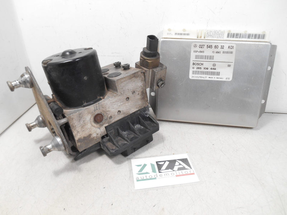 Centralina ABS + ESP Mercedes W168 A170 1999 A0034317412 0275456032