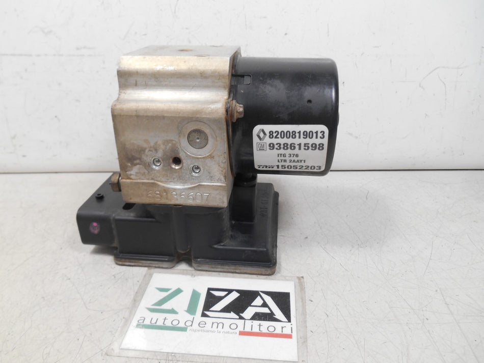 Centralina ABS Opel Vivaro A 2.0 DCI 84kw M9RE7 2008 8200819013 93861598