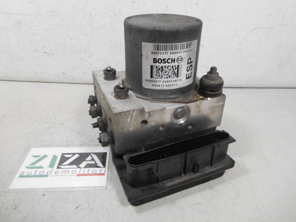 Centralina ABS Fiat Panda 169 2004 46802217 0265950306 0265234012