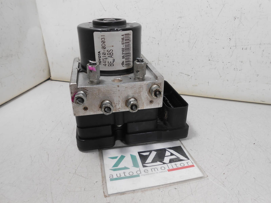 Centralina ABS Toyota Yaris XP90 2007 44510-0D031 89541-0D040