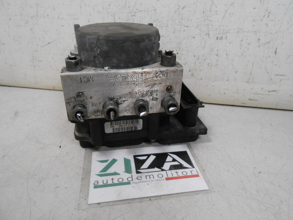 Centralina ABS Fiat Idea / Lancia Musa II 2009 51805700 0265800725 0265232129