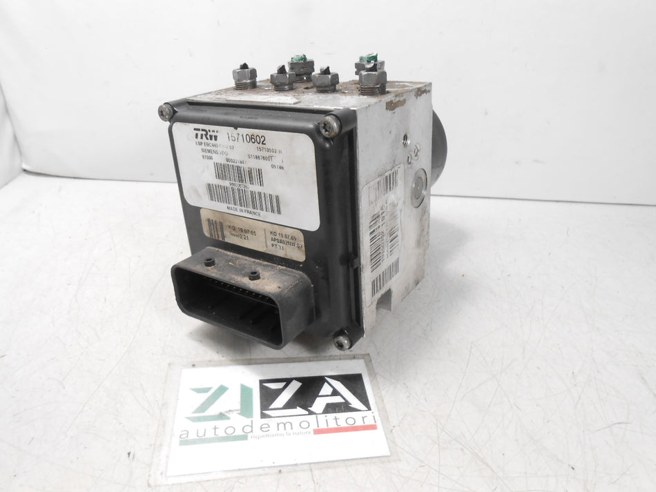 Centralina ABS Peugeot 407 2.0 HDi 100kw RHR 2005 9660067280 15710602