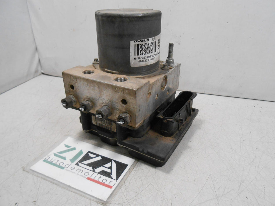 Centralina ABS Fiat Grande Punto 2006 51786433 0265235231 0265950628