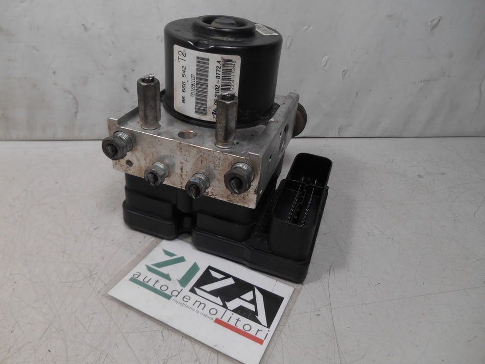 Centralina ABS Chevrolet Matiz 2009 96666542 06.2109-0984.3 06.2102-0772.4