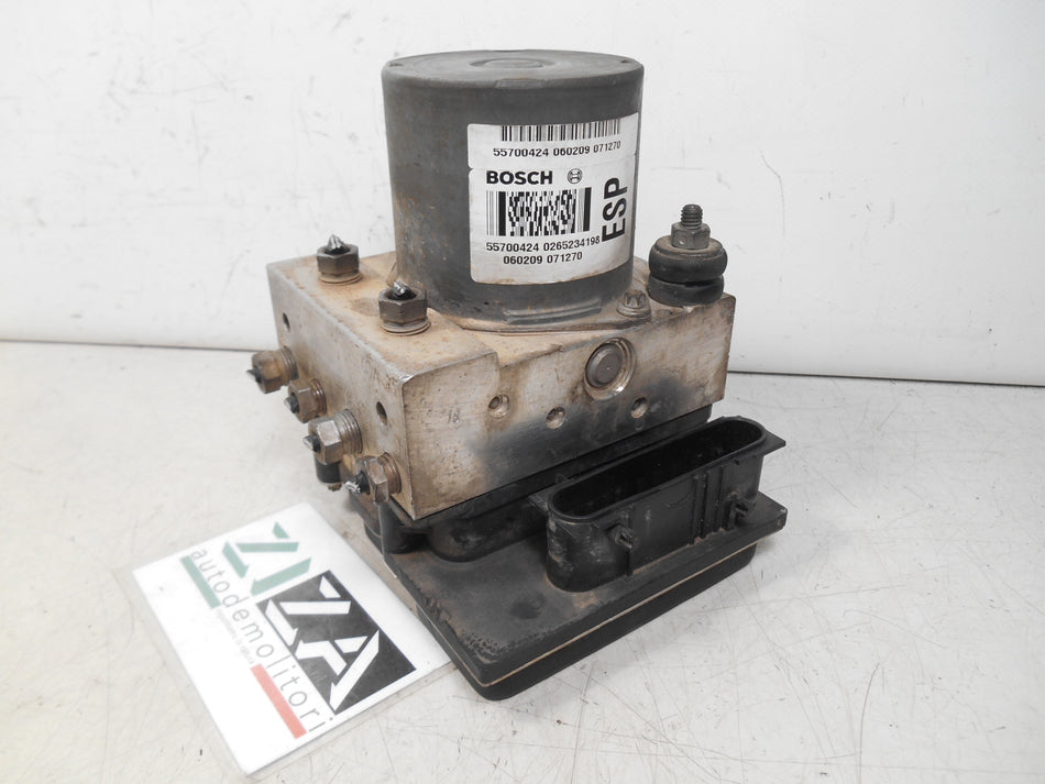 Centralina ABS Fiat Grande Punto 2006 55700424 0265950401 0265234198
