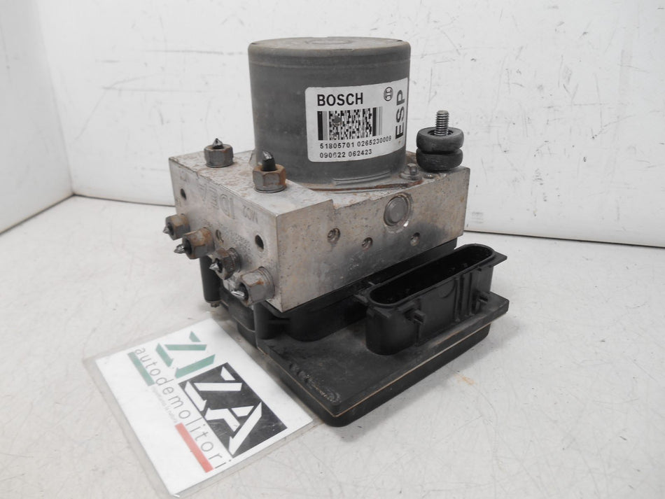 Centralina ABS Lancia Musa II 2009 51805701 0265230009 0265950819