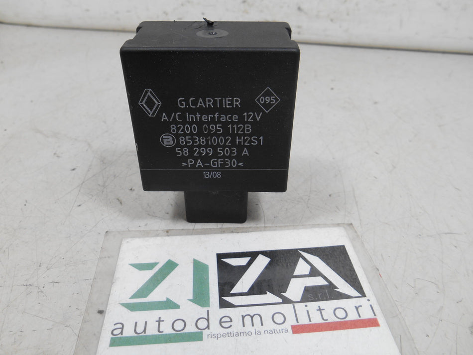 Relè A/C Interface Renault Kangoo I 1.2 55kw D4FF7 2008 8200095112B