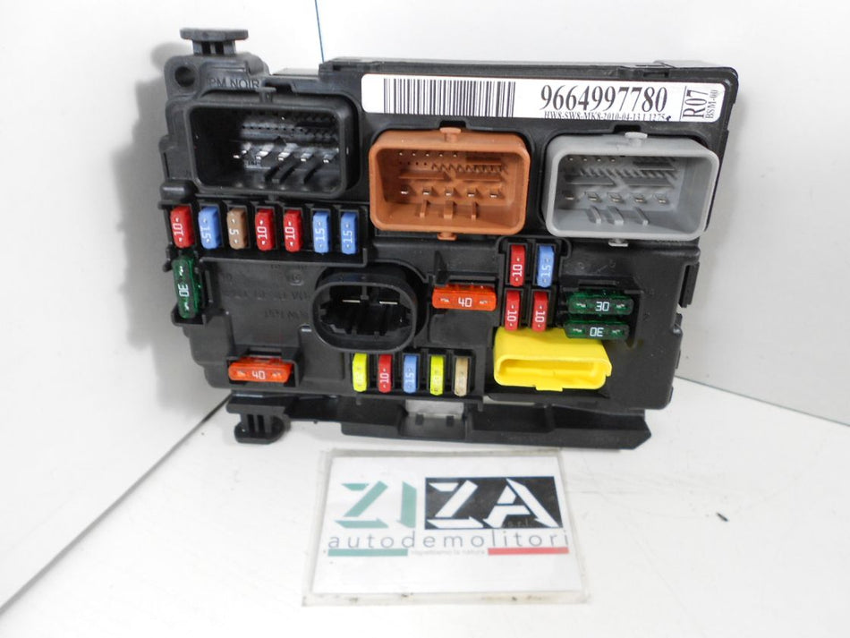 Scatola Fusibili Centralina BSM Citroen C3 II 2010 9664997780 HW8 SW8