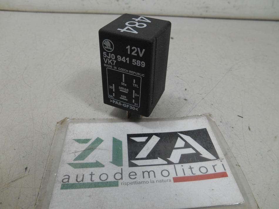 Relè Skoda Roomster 2007 5J0941589