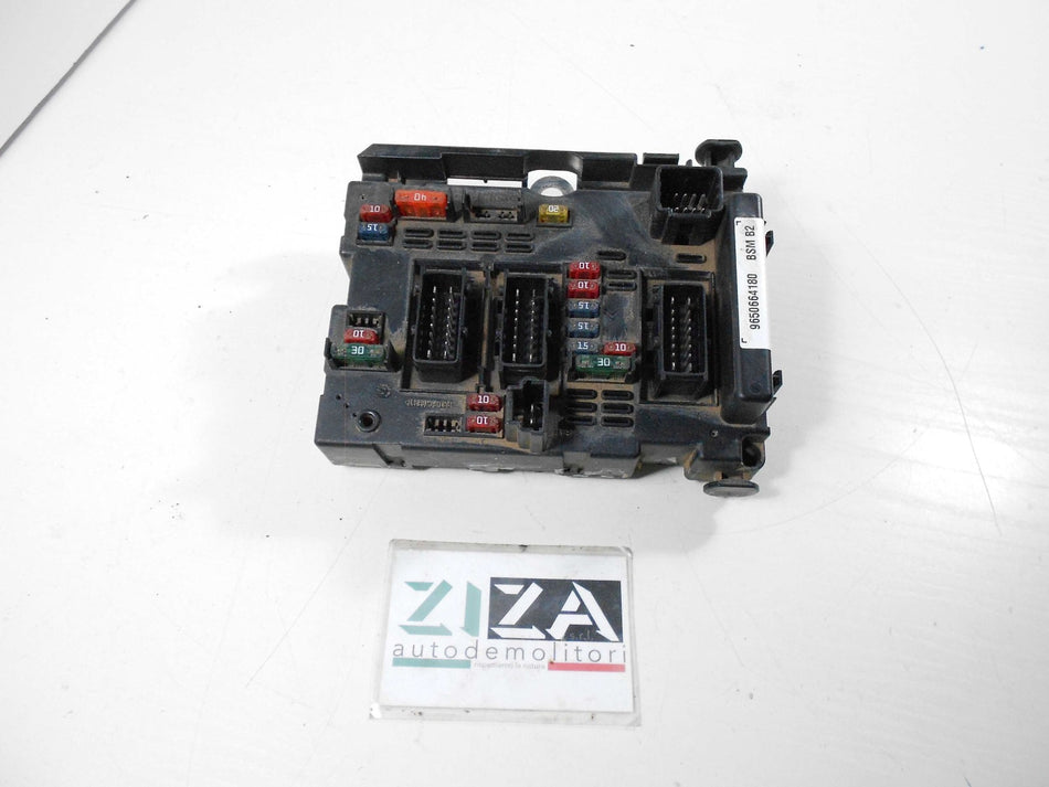 Scatola Fusibili Centralina BSM Peugeot 307 1.4 50kw 8HZ 2003 9650664180 IND:E