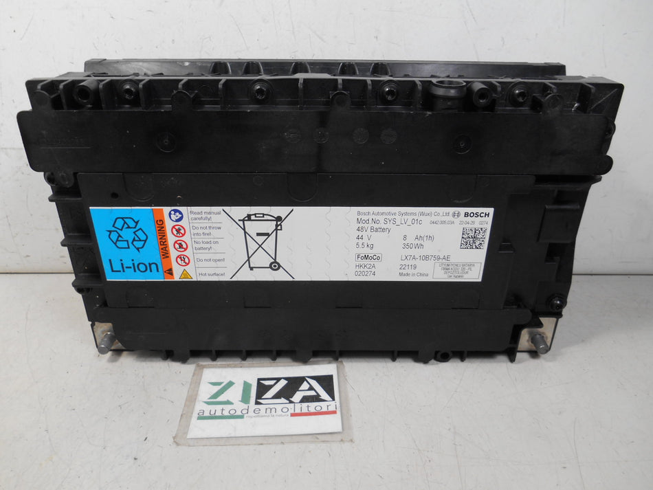 Batteria 48V Ford Puma Hybrid 1.0 125cv B7JB 2022 LX7A-10B759-AE