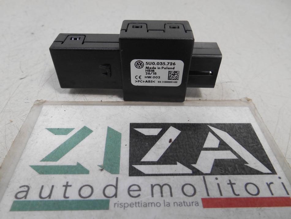 Presa Porta Ingresso USB VW Tiguan AD 2019 5U0035726