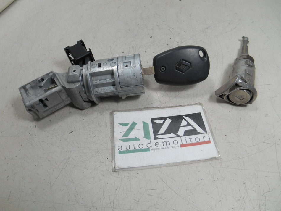 Cilindretto Avviamento + Chiave + Nottolino Renault Clio III Res 1.2 2009 8200214168