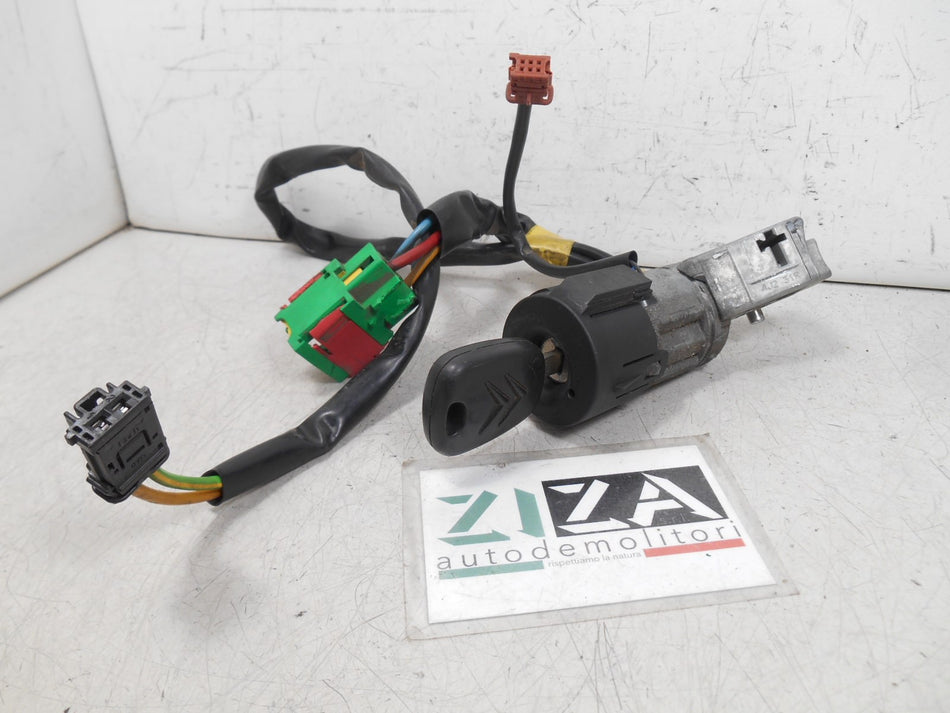 Cilindretto Avviamento + Antenna + Chiave Citroen C3 I 8HY 2004 9652781780