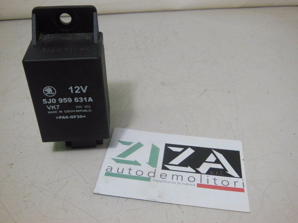Relè Skoda Fabia 5J 2010 5J0959631A