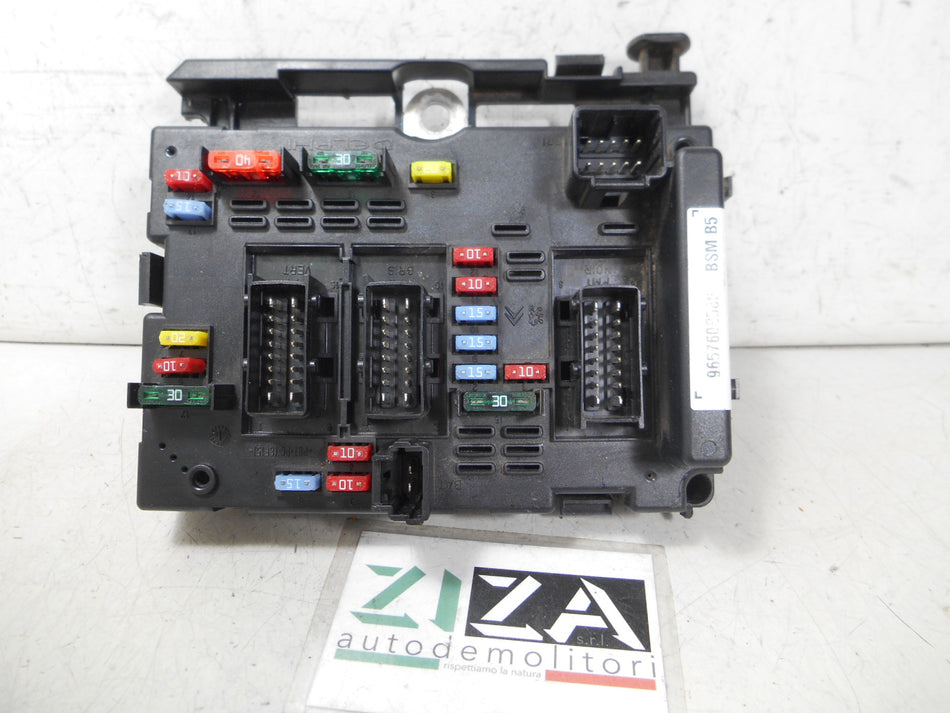 Scatola Fusibili Centralina BSM Lancia Phedra 2.2 4HW 2003 9657608580 IND: H