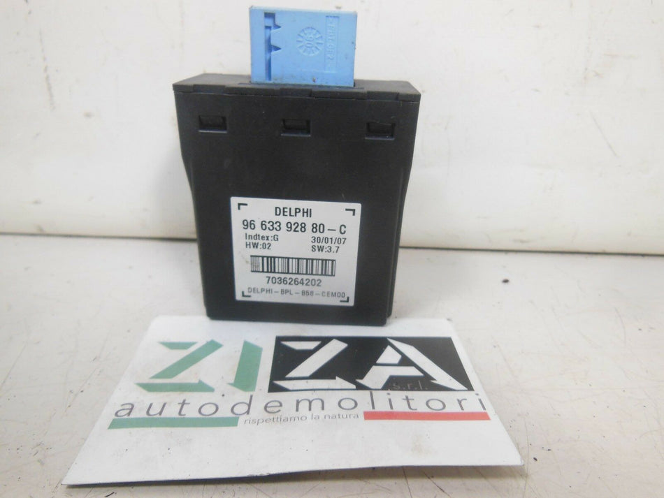 Centralina Allarme Citroen Grand C4 Picasso 2007 9663392880C