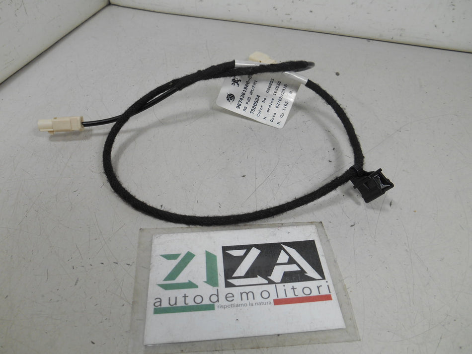 Cablaggio Cavo Autoradio Antenna Peugeot 2008 I Res 2016 9674361980-05