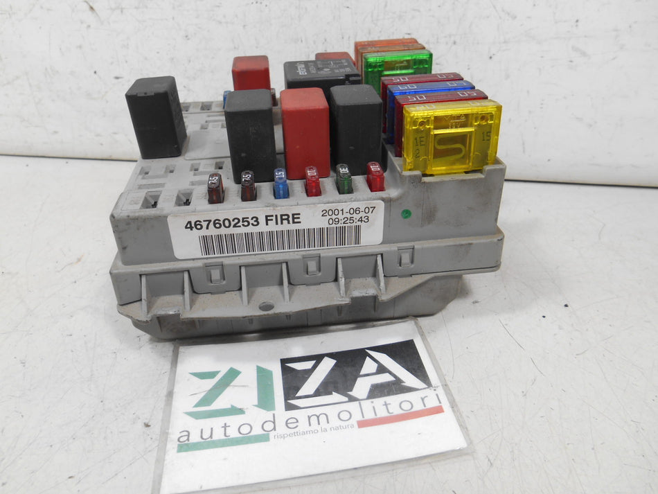 Scatola Fusibili Fiat Punto 188 1.2 60cv 188A4000 2001 46760253
