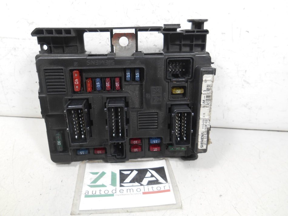 Scatola Fusibili Centralina BSM Citroen C3 Pluriel NFU 2003 9643498880 T118470003G