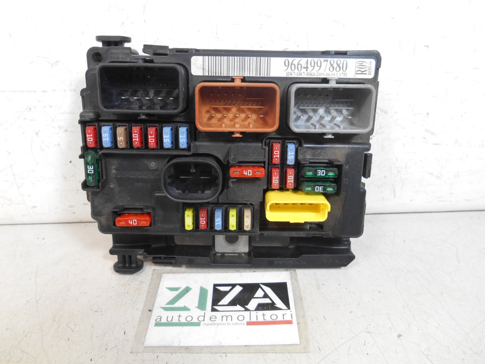 Scatola Fusibili Centralina BSM Peugeot 207 SW KFV 2009 9664997880 HW7 SW7