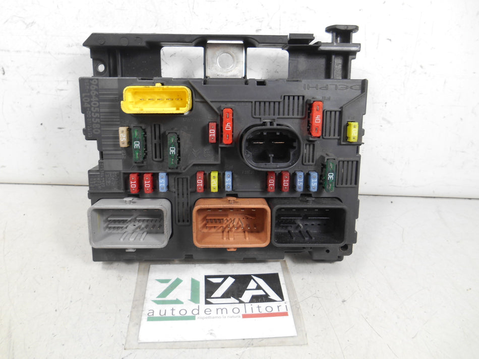 Scatola Fusibili Centralina BSM Peugeot 307 2007 9664055580 HW01H SW6E INDQ