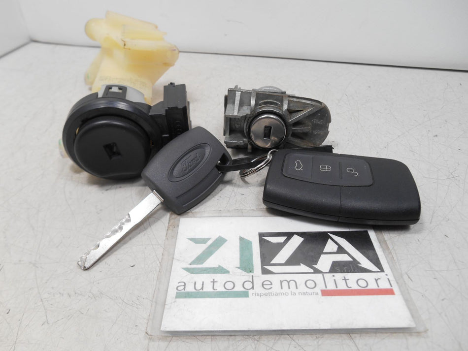 Chiave + Immobilizer + Nottolino Porta Ford Kuga I 2.0 G6DG 2009 6E5T-15607-BA