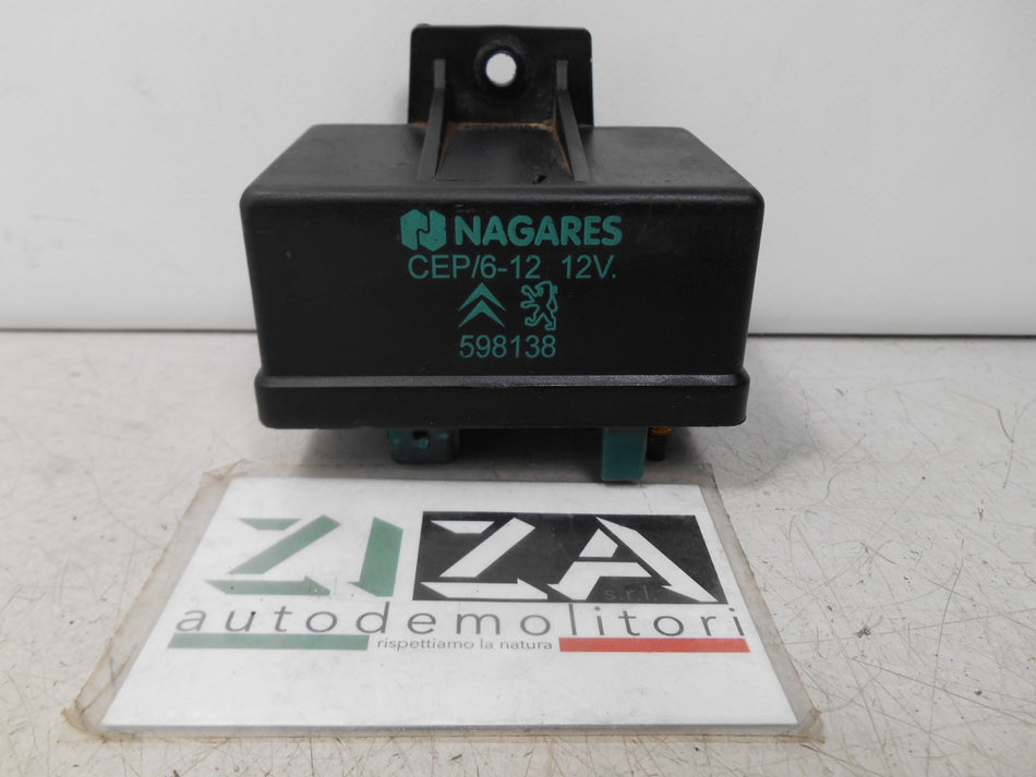 Relè Riscaldamento Candelette Peugeot 607 2.2 4HX 2001 598138