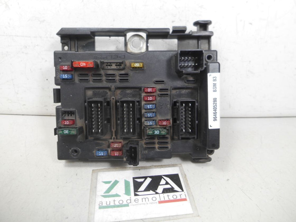 Scatola Fusibili Centralina BSM Peugeot 307 KFW 2002 9646405280 IND:D